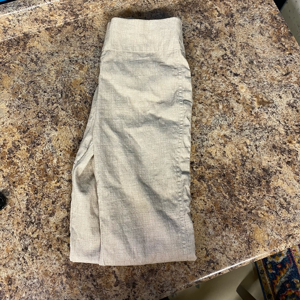 New York and company khaki print dress pant